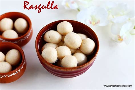 RASGULLA RECIPE | SPONGY BENGALI RASGULLA RECIPE | Jeyashri's Kitchen