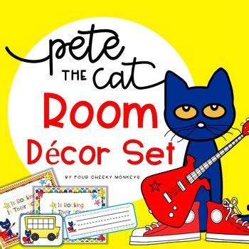 Pete The Cat Classroom Decor A collection of cute classroom decor ...