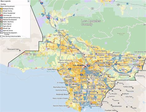 Zoom In: L.A. County Zoning Map Shows What You Can Build and Where in ...