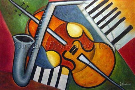 Abstract Music - Oil Paintings on Canvas