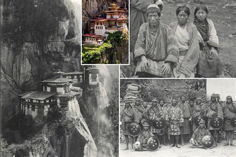 Rare pics show Bhutan’s clifftop monastery and king’s bodyguards in the 1900s - and mysterious ...