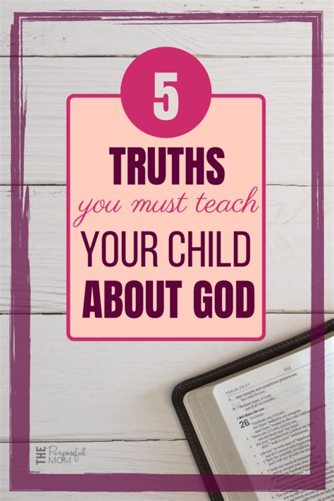 Wondering how to teach your kids about God? These 5 important truths ...