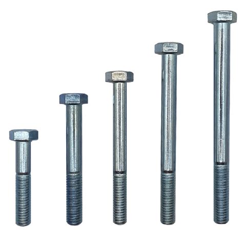 M8 x 60mm 1.25p Metric Coarse Hex Bolt High Tensile Class 8.8 Zinc Pla – DMS Fasteners