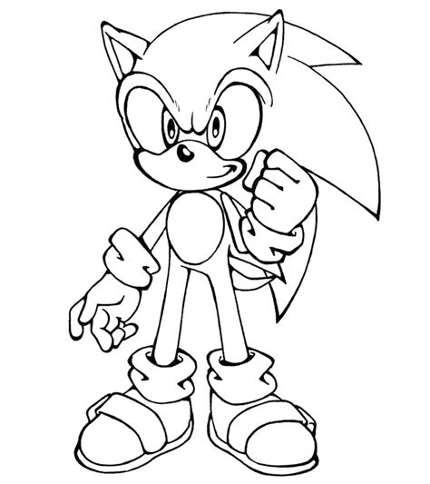 Sonic Coloring Pages Printable