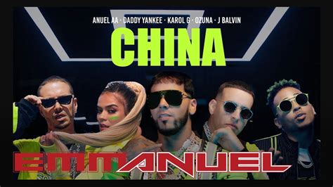 Anuel AA, Daddy Yankee, Karol G, Ozuna & J Balvin - China (Video ...