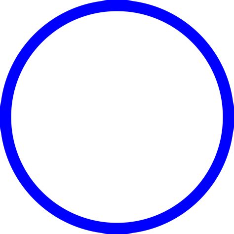 Clipart - blue circle