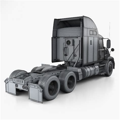 Mack Vision CX613 Sleeper Cab Tractor Truck 2011 3D Model $249 - .3ds ...