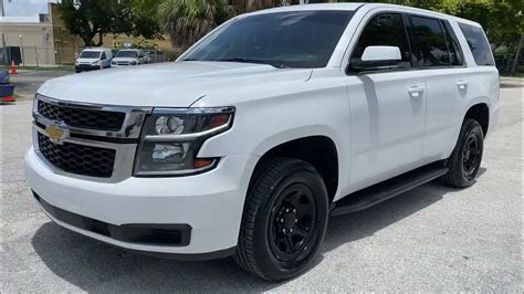 2018 Chevrolet Tahoe Police PPV Interceptor 100k miles walkaround - YouTube