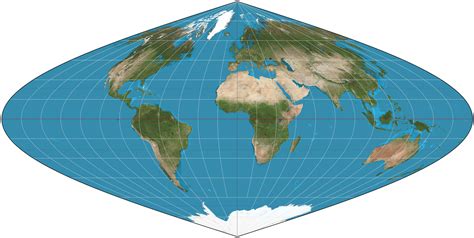 coordinate system - Can pseudo-rectangular equal-area map projection have equidistant parallels ...