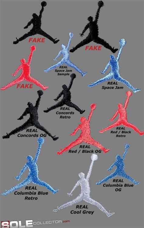 Jordan Real vs Fake Jordan Logo - LogoDix