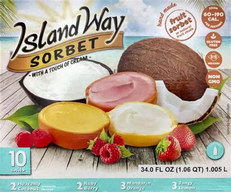 Island Way Sorbet, Variety Pack , 10 ct — Goisco.com