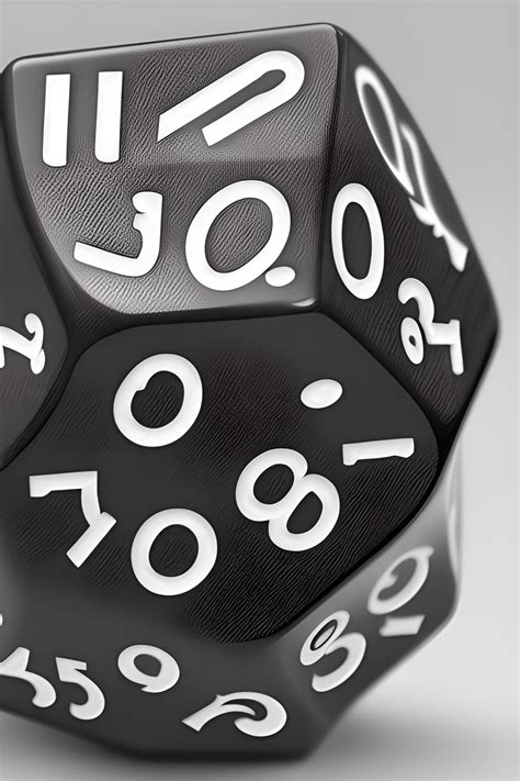 D20 TTRPG Dice Hyper Realistic · Creative Fabrica