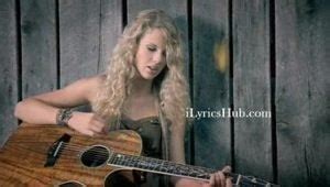 Tim McGraw Lyrics - Taylor Swift » iLyricsHub