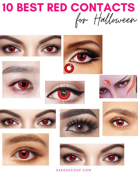 10 Best Crazy Contact Lenses for Halloween - Sarah Scoop