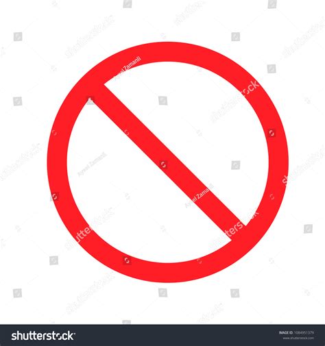 Stop Do Not Enter Vector Icon Stock Vector (Royalty Free) 1084951379 | Shutterstock