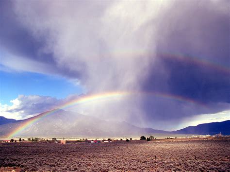 Rainbows over Taos Mountain | Where we come from in Taos, Ne… | Flickr