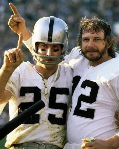 Ken “The Snake” Stabler & Fred “Scarecrow” Biletnikoff after winning Super Bowl XI, January 1976 ...