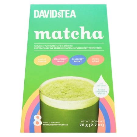 DAVIDsTEA Fruity Matcha Single Serves Variety Pack | Walmart Canada