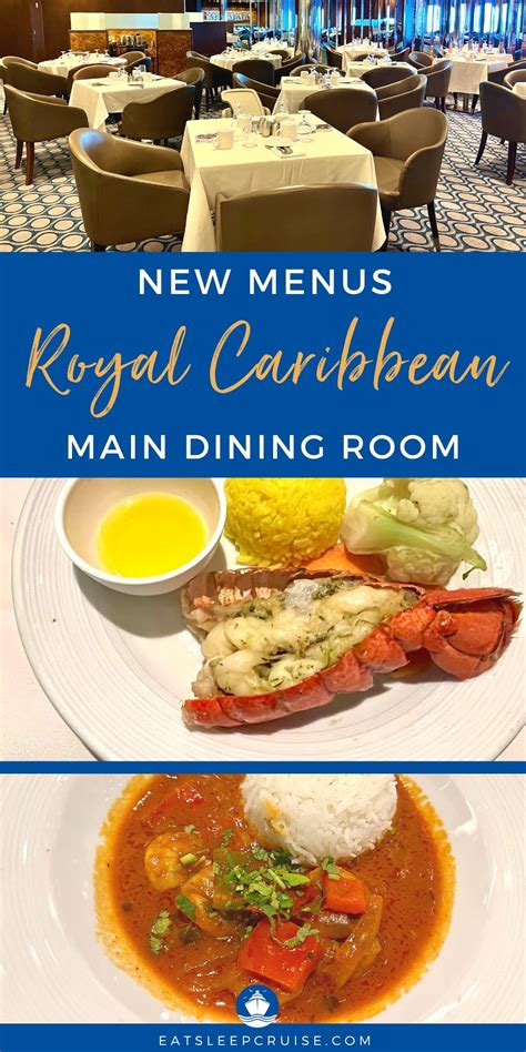 Royal Caribbean Main Dining Room Lunch Menu 2024 - Seka Winona