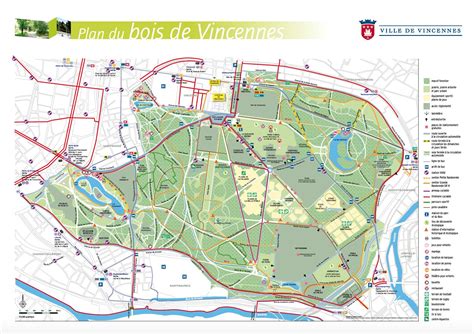 Vincennes Paris map - Map of vincennes Paris (Île-de-France - France)