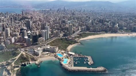 Beirut Skyline from Above: Landing in Beirut and Beirut Airport - YouTube