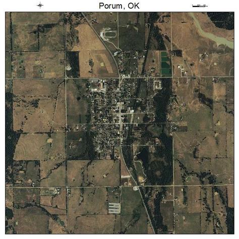 Aerial Photography Map of Porum, OK Oklahoma