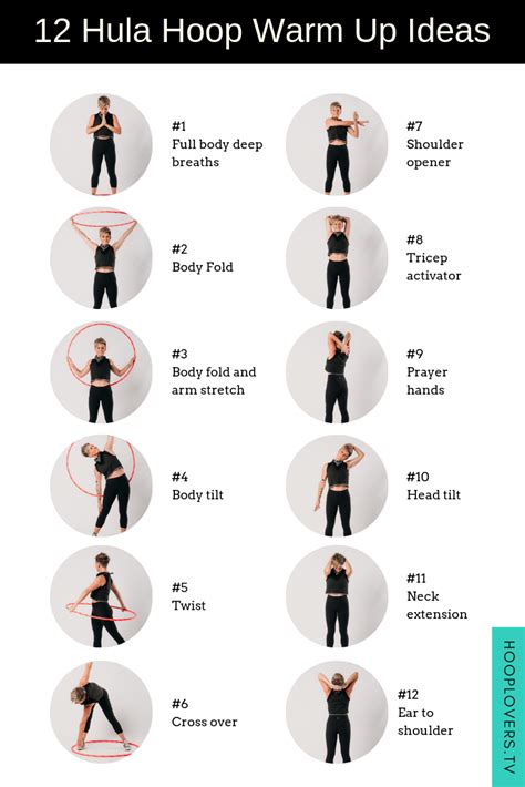 12 Hula Hoop Warm Up Ideas Before Hooping (Guide) | Hula hoop, Hula, Hula hoop workout