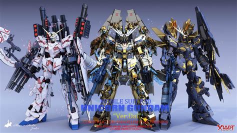 GUNDAM GUY: MG 1/100 Unicorn Gundam 03 Phenex [Anime Style] - Painted Build