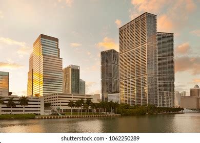 Skyline Buildings Brickell District Miami Florida Stock Photo 1062250289 | Shutterstock