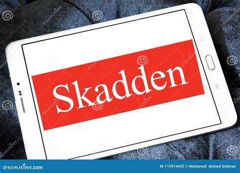 Skadden International Law Firm Logo Editorial Photography - Image of company, samsung: 119914442