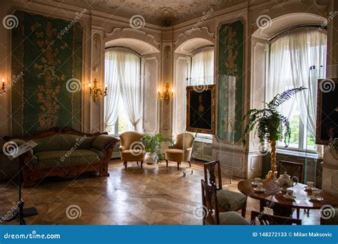 Interior in Ksiaz castle editorial stock photo. Image of traditional ...