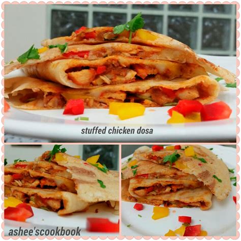 stuffed chicken dosa Recipe | Ashee's CookBook