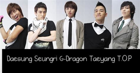 Introducing Big Bang: Big Bang Members