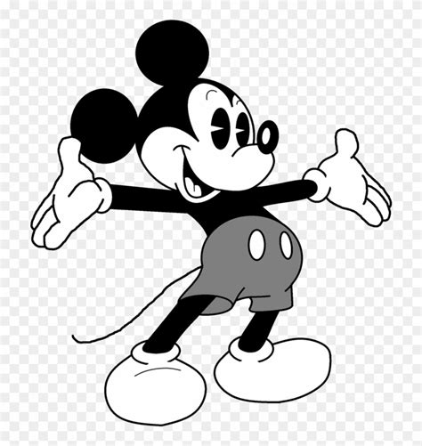 Mickey Black And White Drawing At Getdrawings - Black And White Mickey Mouse Clipart (#429062 ...