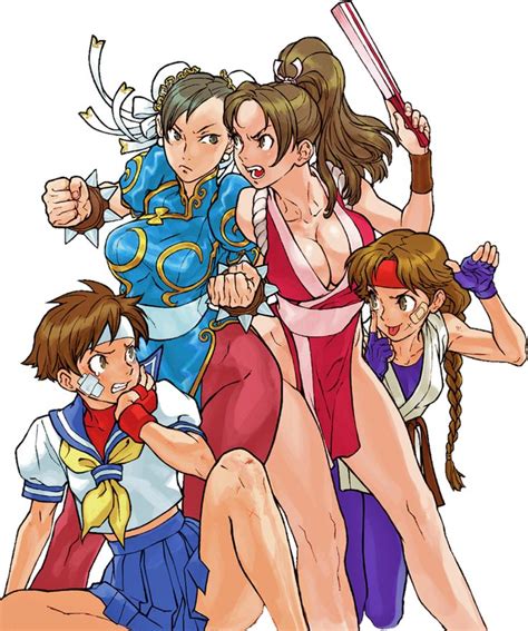 Capcom Ladies VS. SNK Ladies | Crossover in 2020 | Street fighter art ...