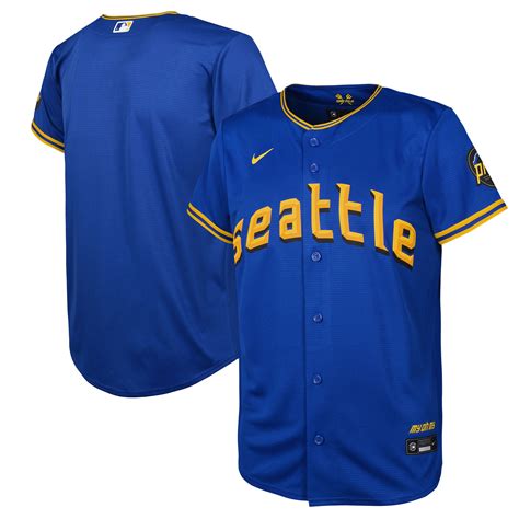 Preschool Nike Royal Seattle Mariners 2023 City Connect Replica Jersey ...