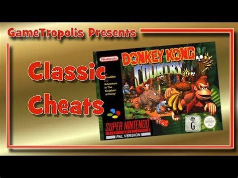 Classic Cheats - Donkey Kong Country (SNES) How many of you needed the ...