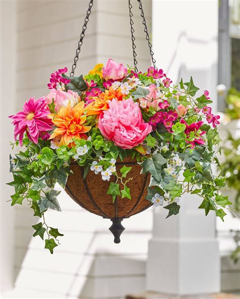 Outdoor Radiant Peony Artificial Flower Wreaths| Balsam Hill