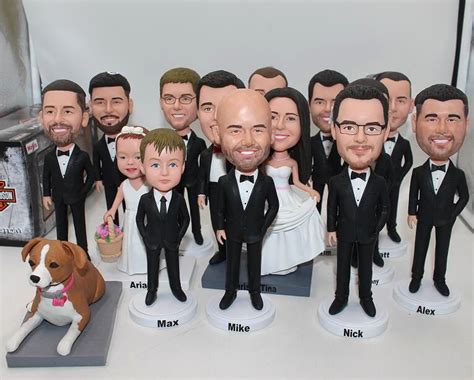 Custom Wedding Bobbleheads [C3479] - $972.00 : Custom Bobblehead dolls ...