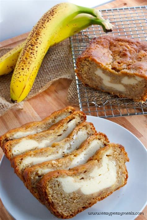 Cream Cheese Banana Bread - Easy Peasy Meals