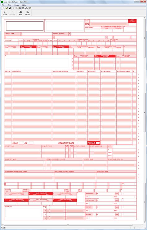 Free Fillable And Printable Ub 04 Claim Form - PRINTABLE TEMPLATES