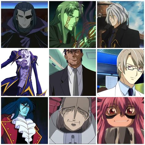 My Favorite Anime Villains 3x3 : r/goodanime