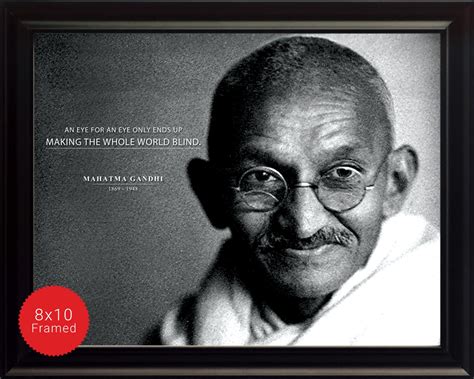 Mahatma Gandhi Photo Picture Poster or Framed Quote an | Etsy