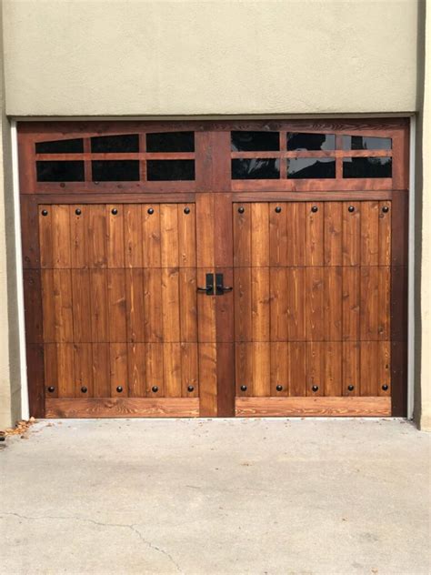 Customizable Wooden Garage Door - Etsy