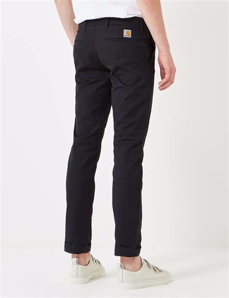 Carhartt Sid Pant Chino (Slim) - Black | URBAN EXCESS.