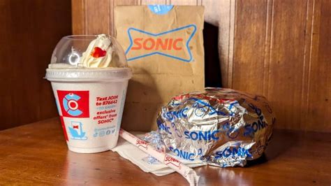 Sonic Peanut Butter Bacon Shake & Double Cheeseburger Review: They're ...