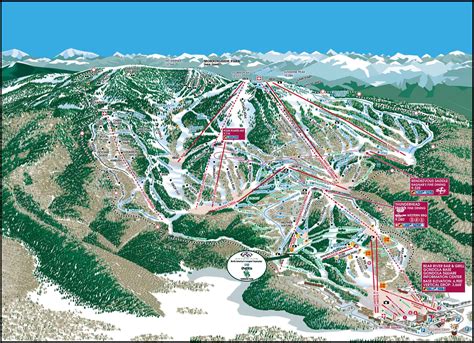 Steamboat Springs Mountain Map - Steamboat Springs Mountain CO • mappery