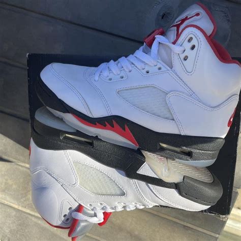 Jordan Brand Air Jordan 5s fire red 2020 | Grailed