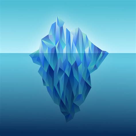 Free Vector | Flat design illustration iceberg