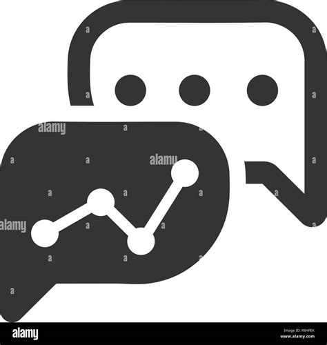 Business Graphical Discussion Icon Stock Vector Image & Art - Alamy